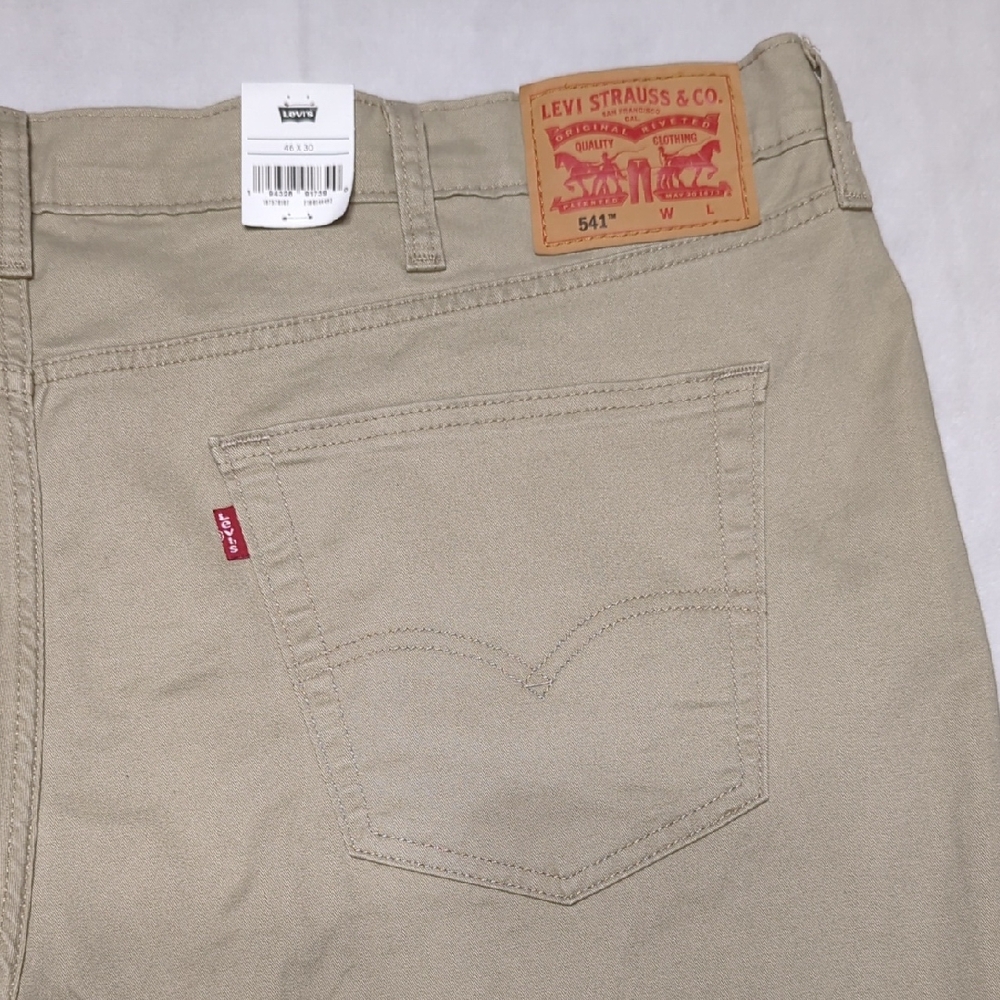 NEW Levi's 541‎ Athletic Taper Tan All Season Tech Mens Jeans Size 46